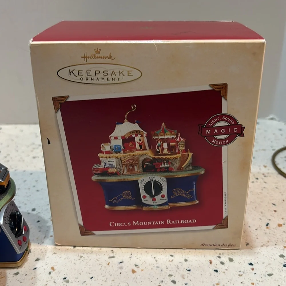 Hallmark Keepsake‎ Circus Mountain Railroad Holiday Ornament 2002